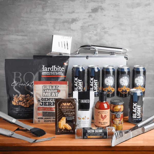 The BBQ Essentials Beer Gift Set – beer gift baskets – US delivery - Good 4  You Gift Baskets USA