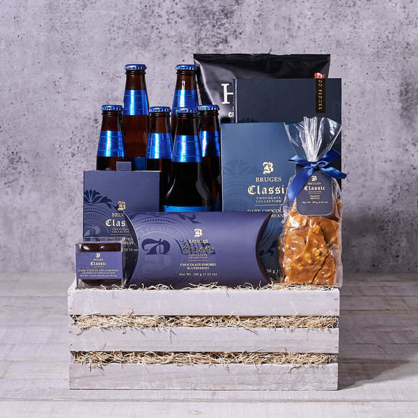 Budweiser Beer and Snack Gift Basket