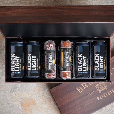 Craft Beer & Salami Gift Box, beer gift, craft beer gift, gourmet gift, charcuterie gift, salami gift, fathers day, fathers day gift