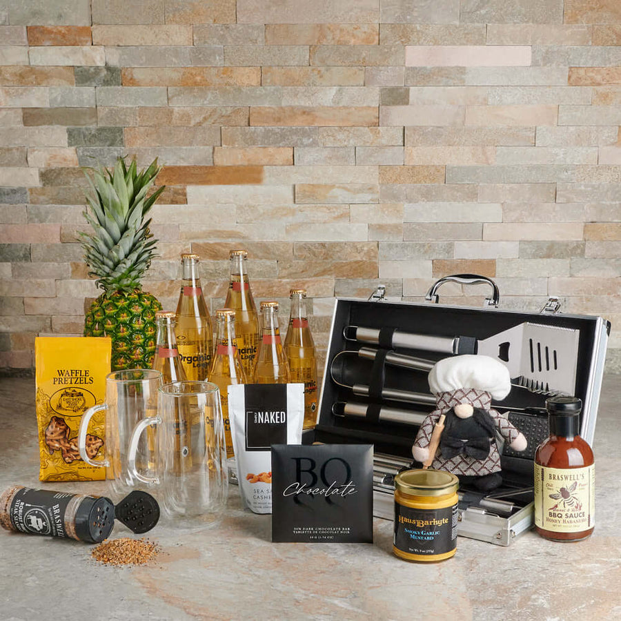 Zesty BBQ Gift Set with Beer, gourmet gift, gourmet, beer gift, beer, barbecue gift, barbecue, BBQ gift, BBQ, grilling gift, grilling, Set 25320-2022