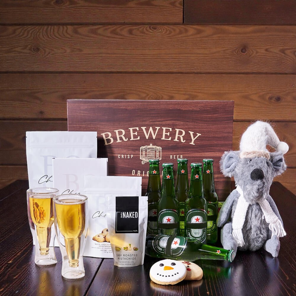 Cheers to Christmas Beer Treats Box