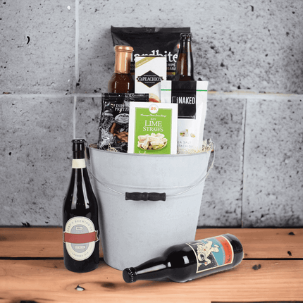 Holiday Beer and Snack Gift Basket