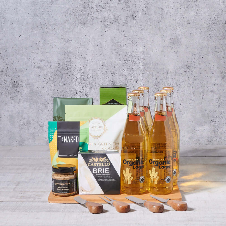 Complete Gourmet Beer Gift Board, gourmet gift, gourmet, beer, beer gift, gift, gift basket