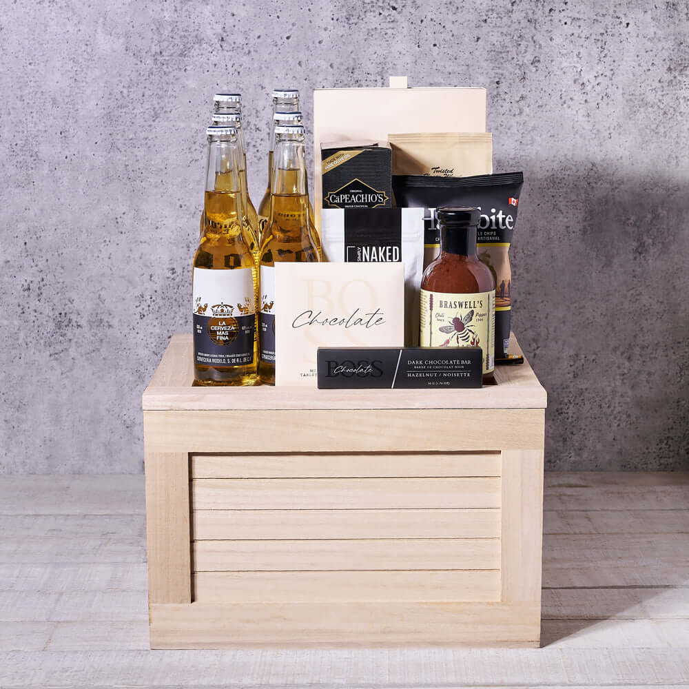 Say Hello Corona Beer Gift Box – Capital Gift Baskets, Inc.
