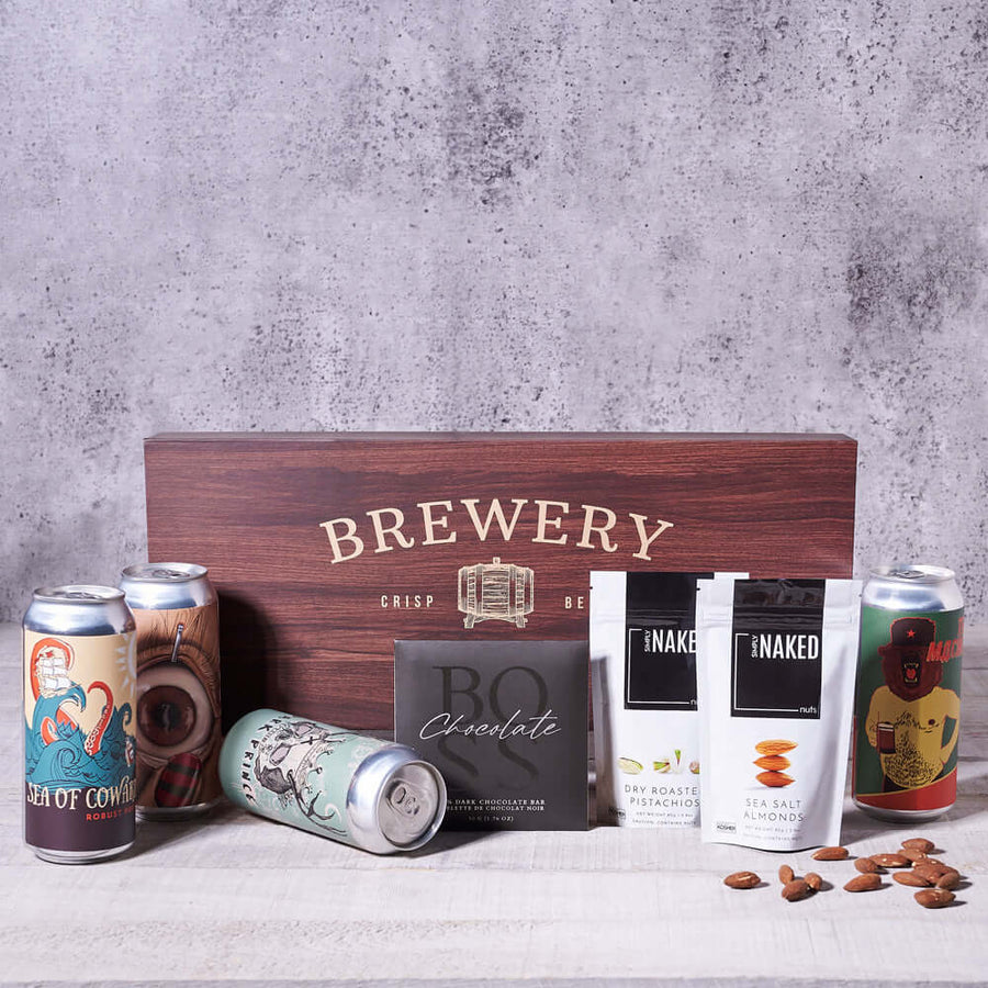 Beer & Nuts Snack Box - beer gift baskets - USA delivery - Hops Collective  USA