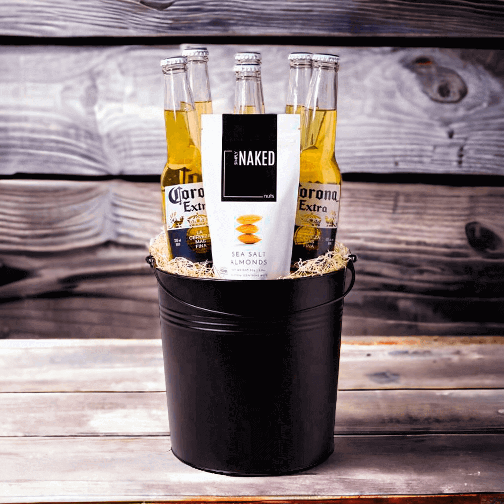 The Fun Times & Beer Gift Basket is a party-starting gift set