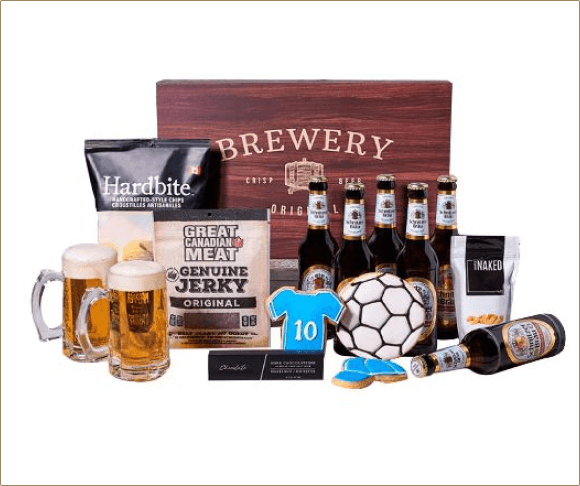DIY birthday beer gift basket for him. 🍻 | Beer gifts basket, Surprise  gifts for him, Gift baskets for him