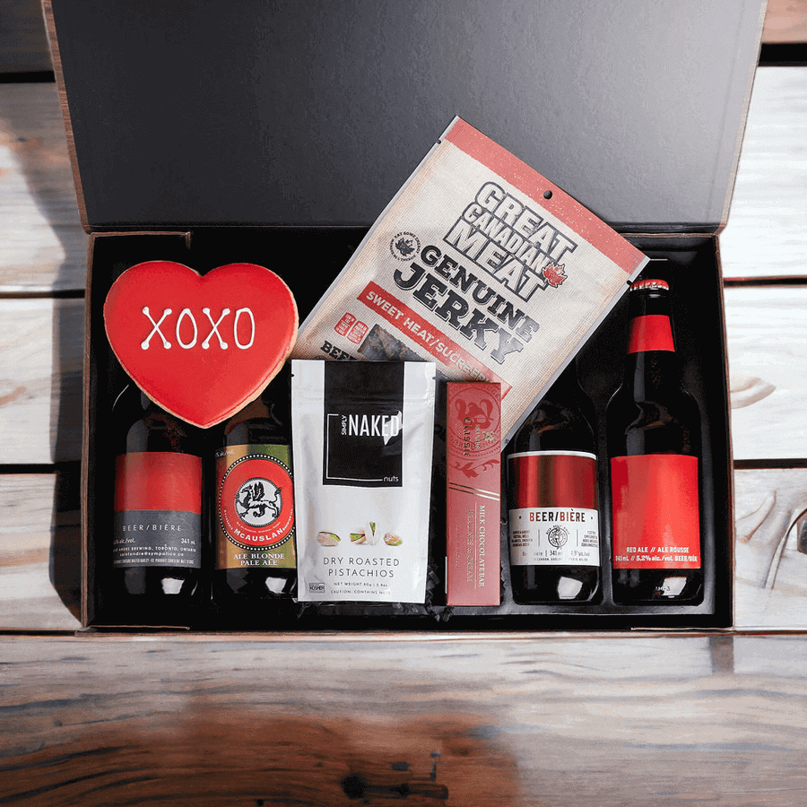 For a timelessly delicious gift, the Great Gourmet Treats &amp; Beer Gift Basket from Hops Collective's is sure to be unforgettable