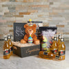 Happy Birthday Bear & Beer Gift Set, birthday gift sets, beer gift sets, plush bear