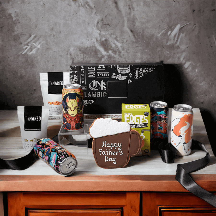 Share a cold one with your dad with the "Have a Beer!" Gift Basket.
