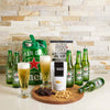 Heineken Falls Gift Set, Beer Gift Baskets, Gourmet Gift Baskets, Beer, Dry Nuts, Jerky, Keg, USA Delivery
