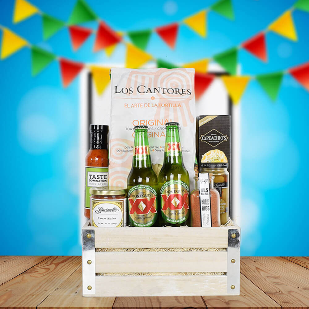 Saucy Cinco De Mayo Beer Basket
