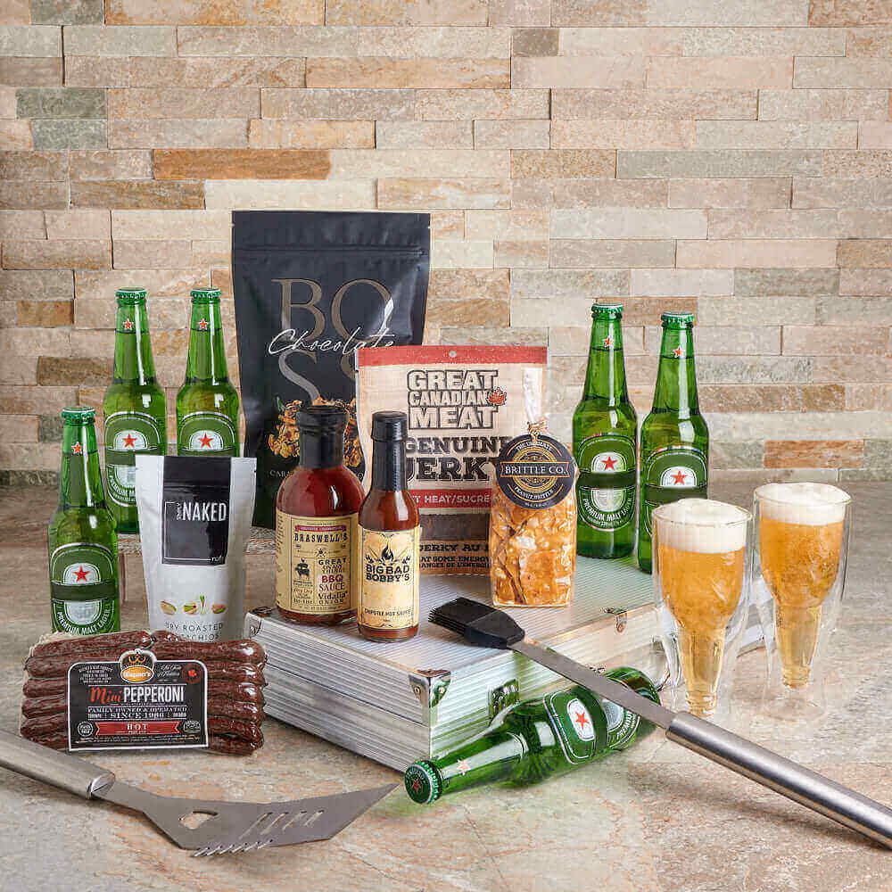 Smokin' Grill Gift Set with Beer