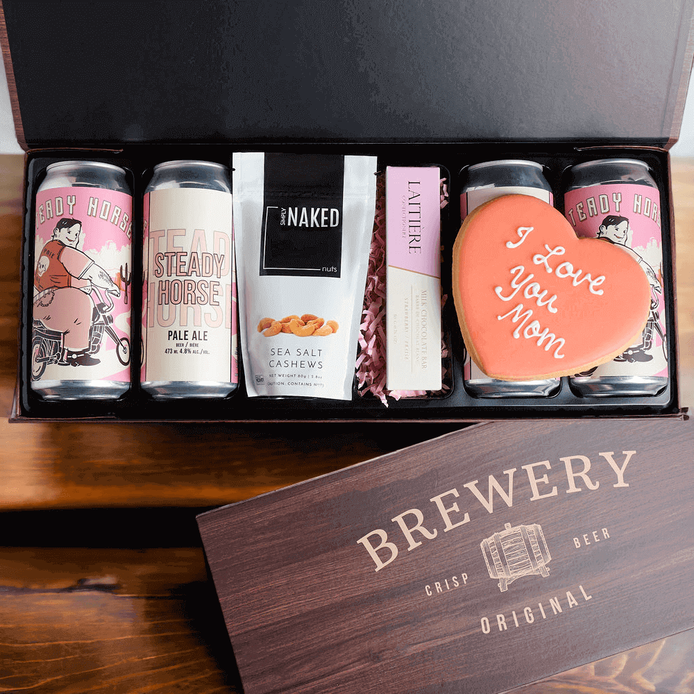 Snacks & Beer Gift Box for Mom