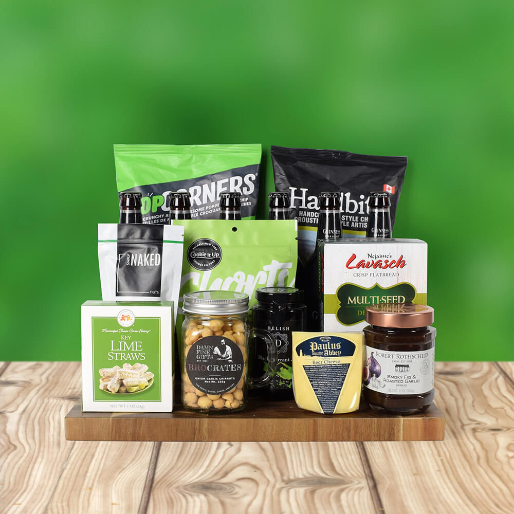 St. Patty’s Beer & Snacks Basket