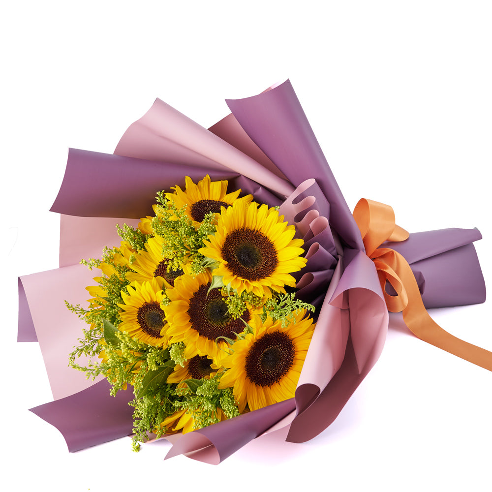 Summer Glory Sunflower Bouquet - Blooms - USA flower delivery