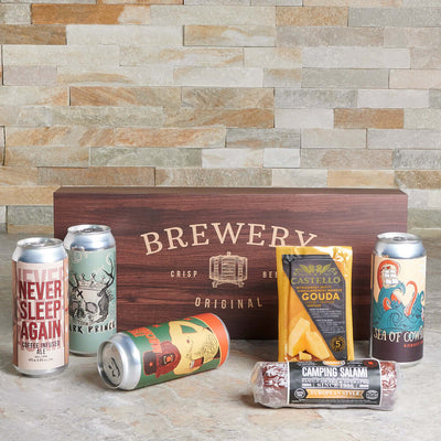 Superb Meat & Cheese Beer Box, beer gifts, craft beer, cheese gifts