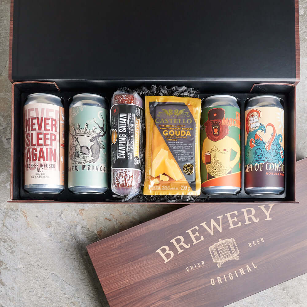 Superb Meat & Cheese Beer Box, beer gifts, craft beer, cheese gifts