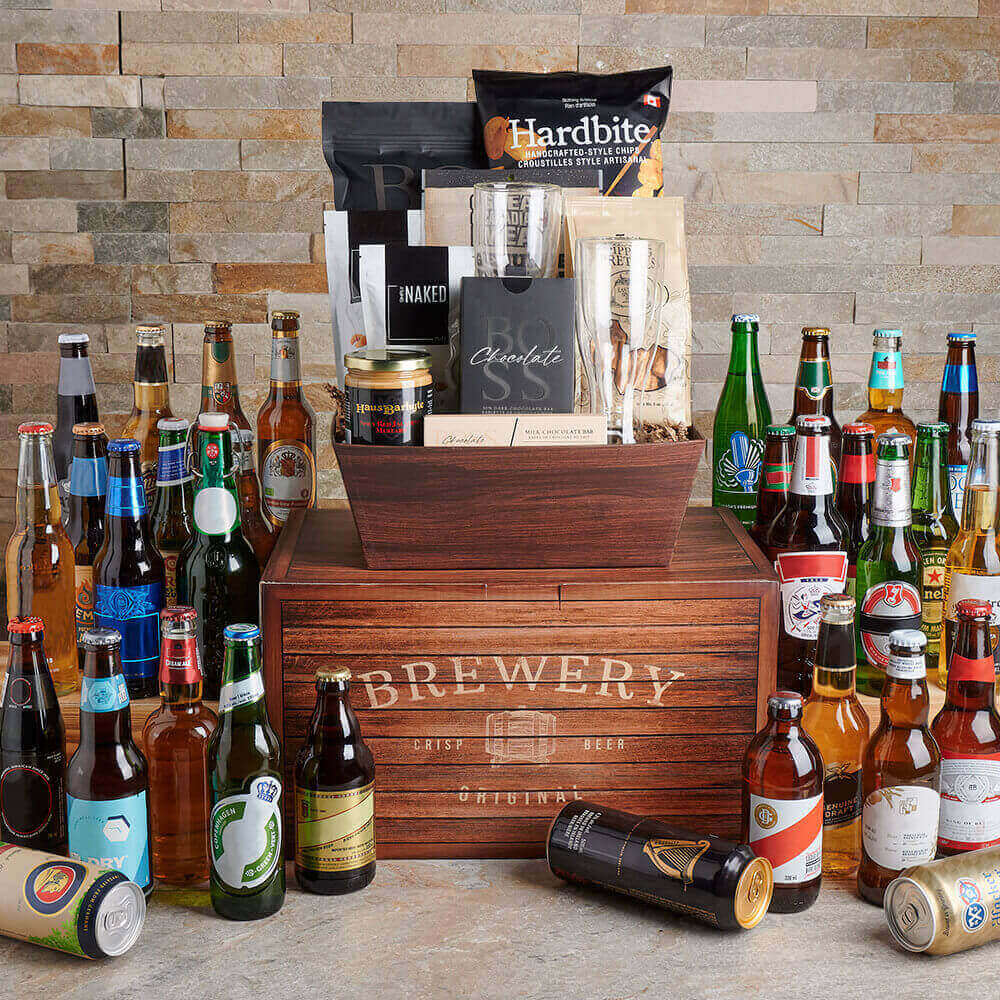 Sweet & Salty Beer & Snacks Gift – beer gift baskets – US delivery -  BroCrates USA