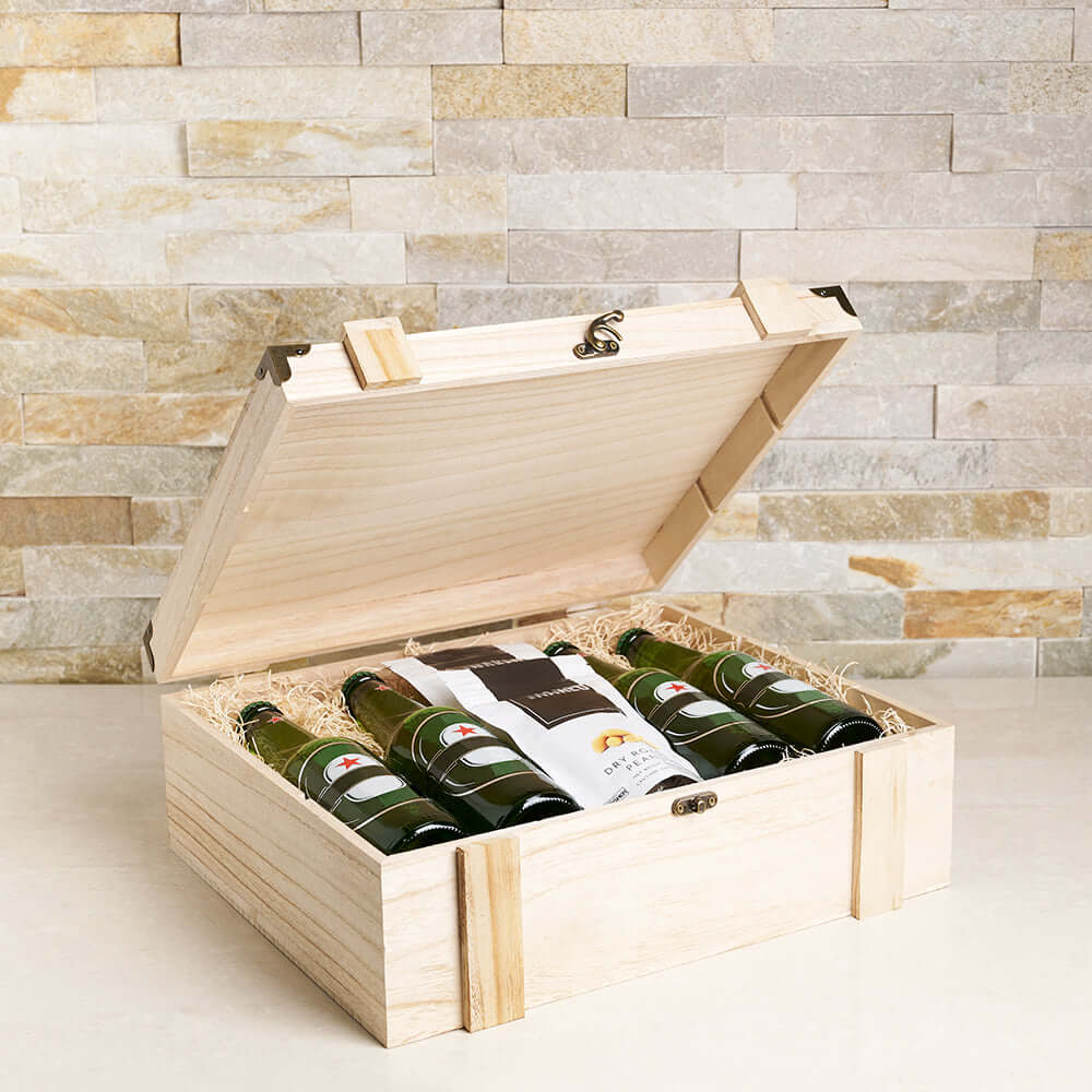 The Nuts & Beer Gift Box, beer gift baskets, gourmet gifts, gifts, beer