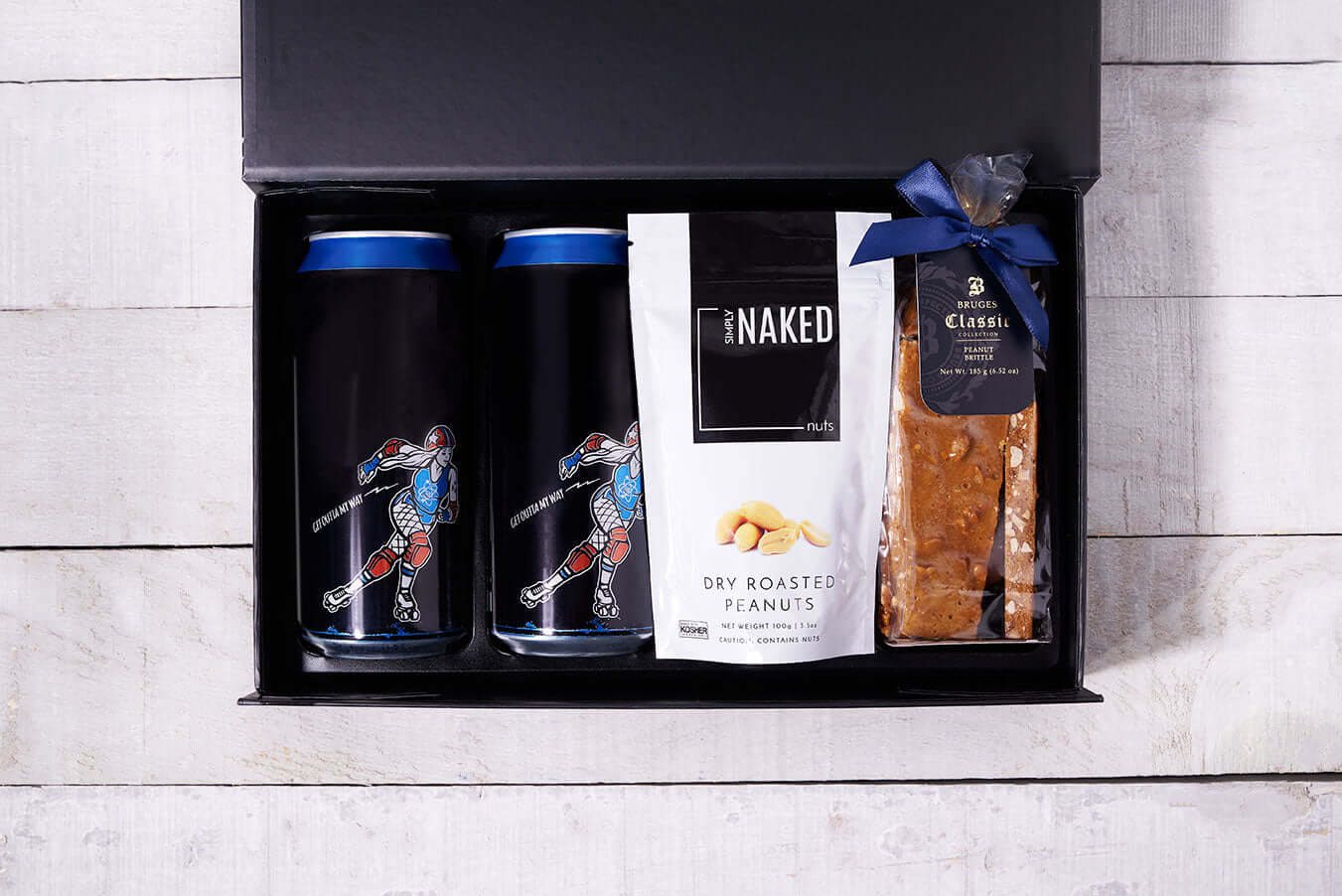 The Nuttin' But Beer Gift Box, beer gift baskets, gifts, beer, nuts