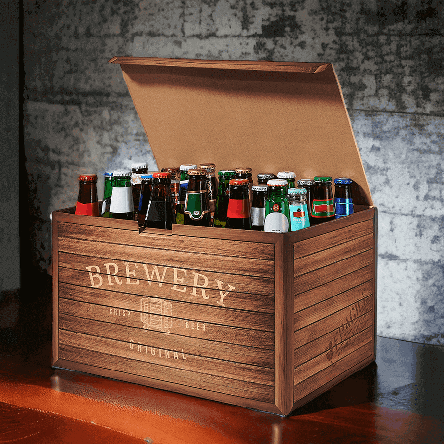 Beer Lover's Exceptional Gift Crate - Beer Gift Baskets - Hops Collective  USA delivery